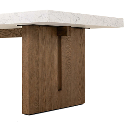 OLYMPİA DİNİNG TABLE, WHİTE MARBLE