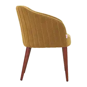 MEDA SARI TEKLİ AHŞAP AYAKLI